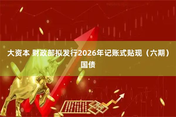 大资本 财政部拟发行2026年记账式贴现（六期）国债